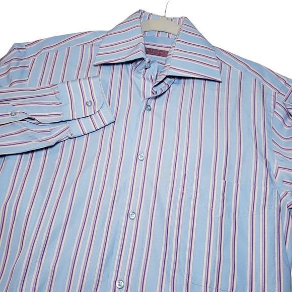 B. Oyama Men's Dress Shirt Size 15.5